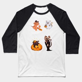 Meoween stickers 3 Baseball T-Shirt